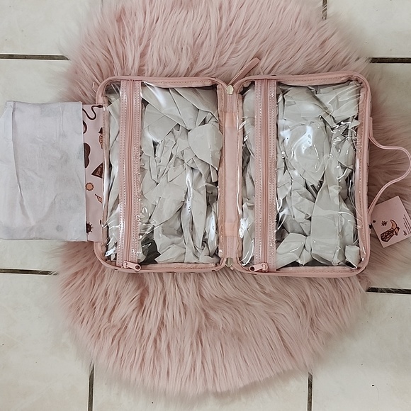 Brand New TENDER LOVE + CARRY DOUBLE SIDED ZIPPERED TRAVEL COSMETIC BAG - Picture 4 of 7